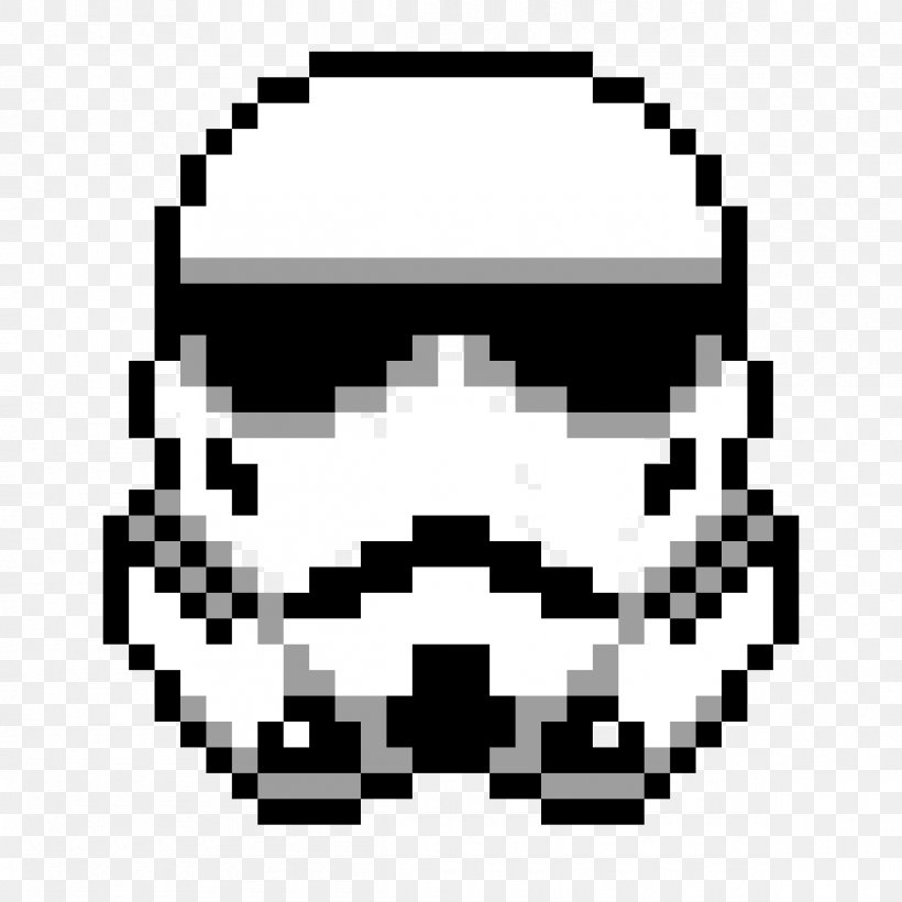 Stormtrooper Bead BB-8 Bügelperlen Pattern, PNG, 1190x1190px, Stormtrooper, Bead, Black, Black And White, Craft Download Free