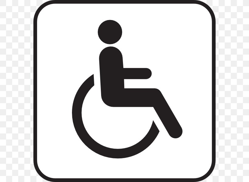 Wheelchair Disability Clip Art, PNG, 600x600px, Wheelchair, Accessibility, Area, Black And White, Disability Download Free