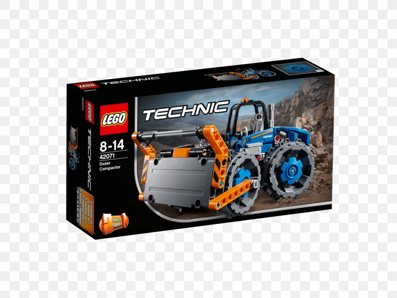 LEGO Technic Dozer Compactor Toy Lego Racers, PNG, 2400x1800px, Lego Technic, Blue, Brand, Hamleys, Hardware Download Free