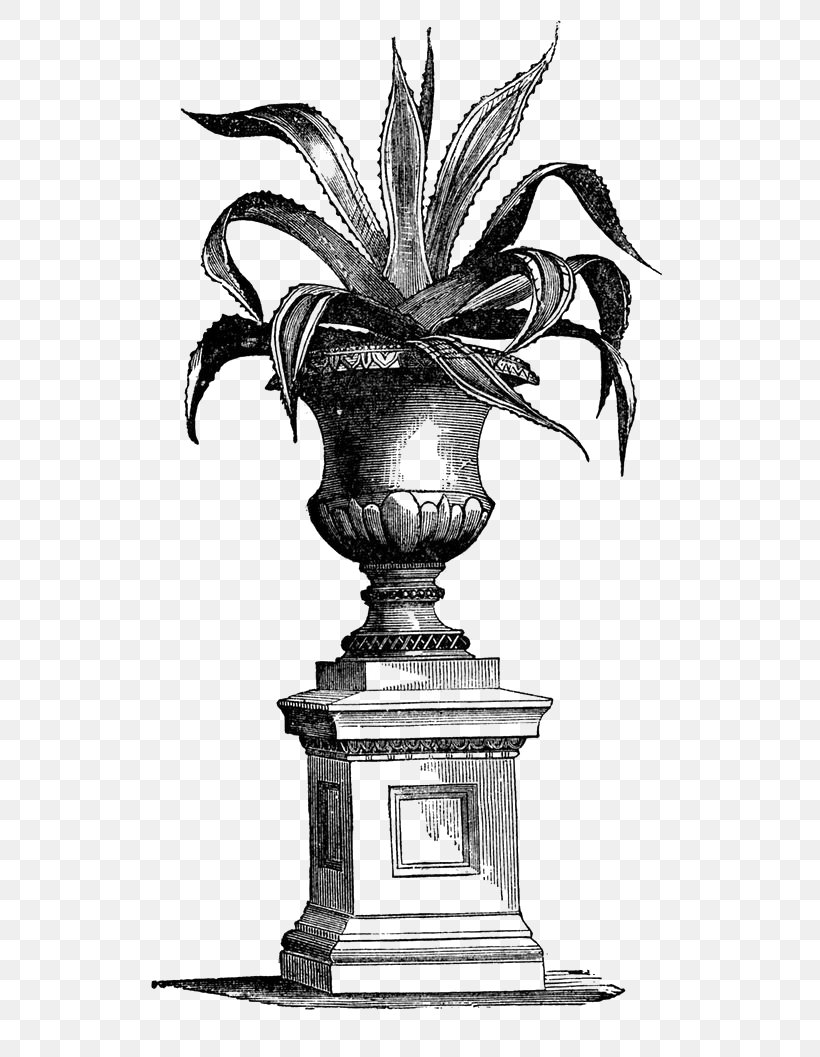 Victorian Era Urn French Formal Garden Houseplant, PNG, 564x1057px, Victorian Era, Art, Bird Bath, Black And White, Drawing Download Free