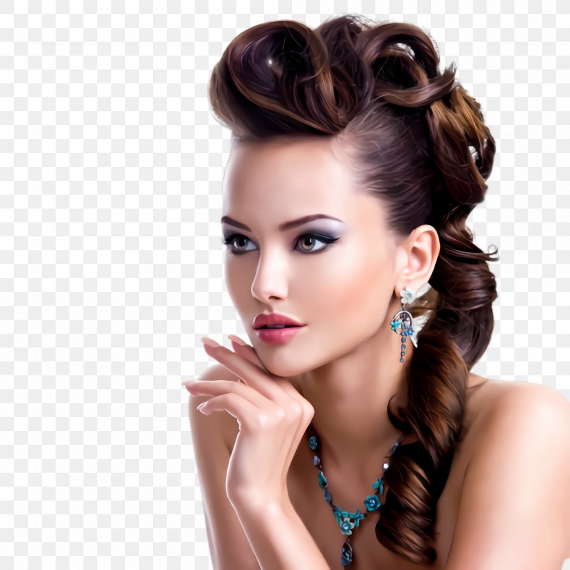 Hair Face Hairstyle Skin Eyebrow, PNG, 2000x2000px, Hair, Beauty, Brown Hair, Chin, Eyebrow Download Free