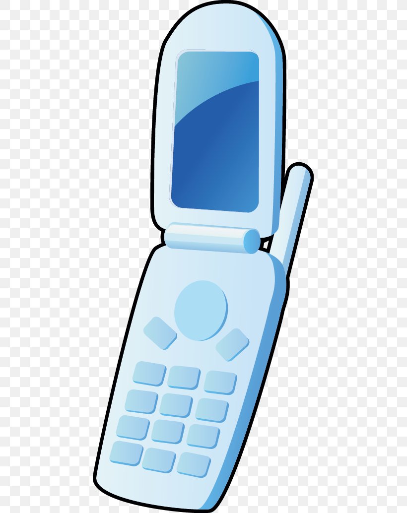 Feature Phone Mobile Phone Flip Clip Art, PNG, 445x1034px, Feature Phone, Blue, Cellular Network, Communication, Communication Device Download Free