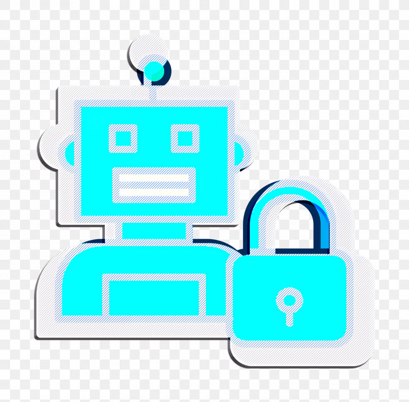 Futuristic Icon Lock Icon Robots Icon, PNG, 1370x1346px, Futuristic Icon, Aqua, Azure, Blue, Circle Download Free