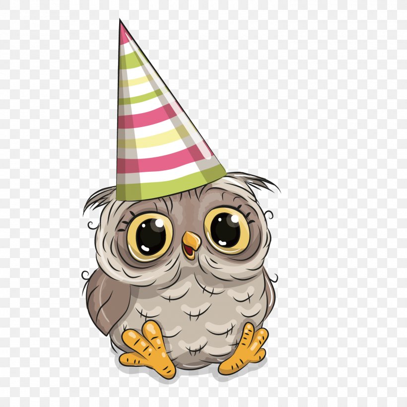 Owl Birthday Greeting Card Party, PNG, 1500x1500px, Owl, Balloon, Beak, Bird, Bird Of Prey Download Free