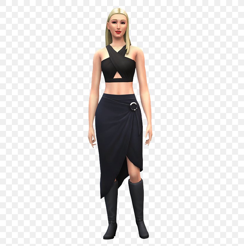 Iggy Azalea The Sims 4: Get Together The Sims 2, PNG, 343x827px, Iggy Azalea, Abdomen, Black, Clothing, Com Download Free