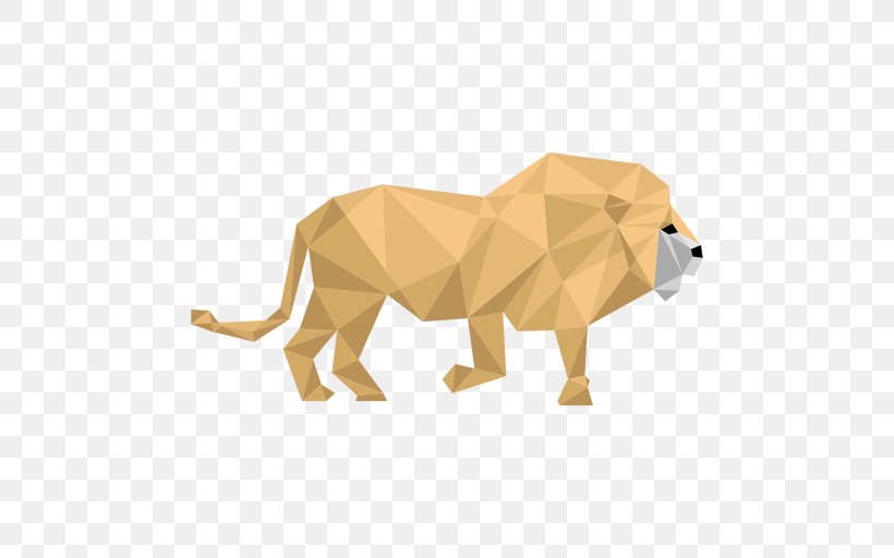 Lion Cartoon, PNG, 512x512px, Logo, Animal Figure, Fawn, Lion, Origami Download Free