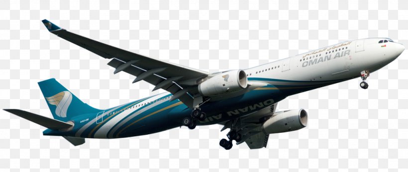 Boeing 737 Next Generation Airbus A330 Airline Oman Air, PNG, 1024x434px, Boeing 737 Next Generation, Aerospace Engineering, Air Travel, Airbus, Airbus A330 Download Free