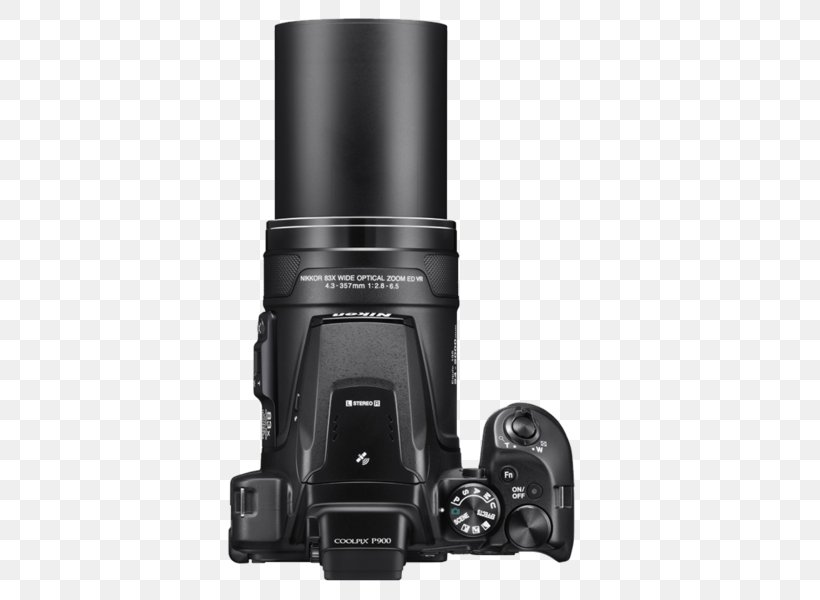 Point-and-shoot Camera Nikon Coolpix P900 16MP 83X Super Zoom 4K Wi-Fi GPS Digital Camera Bridge Camera 16 Mp, PNG, 800x600px, 16 Mp, Pointandshoot Camera, Bridge Camera, Camera, Camera Accessory Download Free