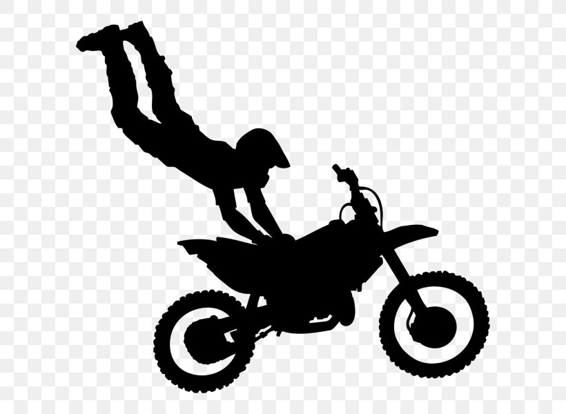 Motorcycle Stunt Riding Bicycle, PNG, 600x600px, Motorcycle Stunt Riding, Artwork, Bicycle, Bicycle Drivetrain Part, Black And White Download Free