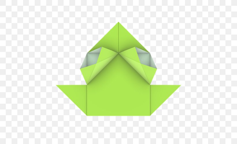 Origami Paper Angle, PNG, 500x500px, Origami Paper, Art Paper, Green, Origami, Paper Download Free