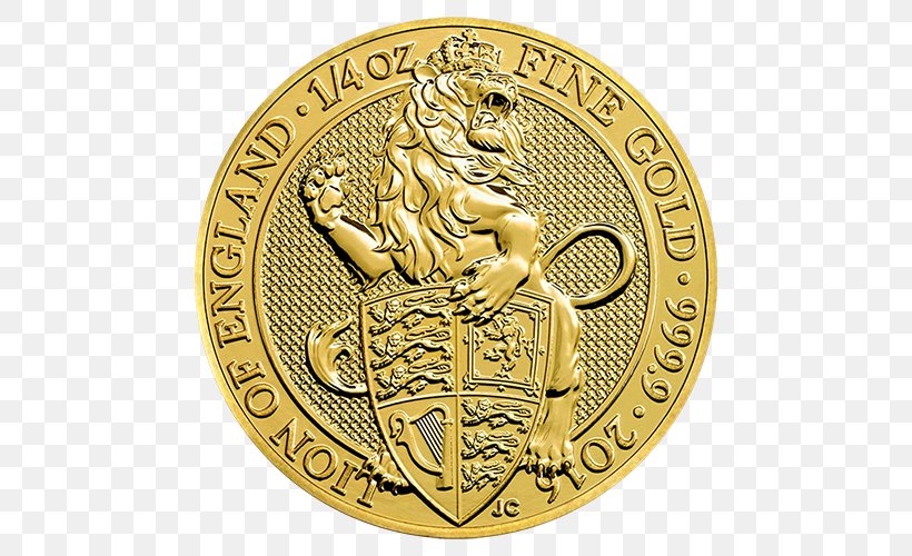 The Queen's Beasts Royal Mint Coronation Of Elizabeth II Bullion Coin, PNG, 500x500px, Royal Mint, Brass, Bronze Medal, Bullion, Bullion Coin Download Free