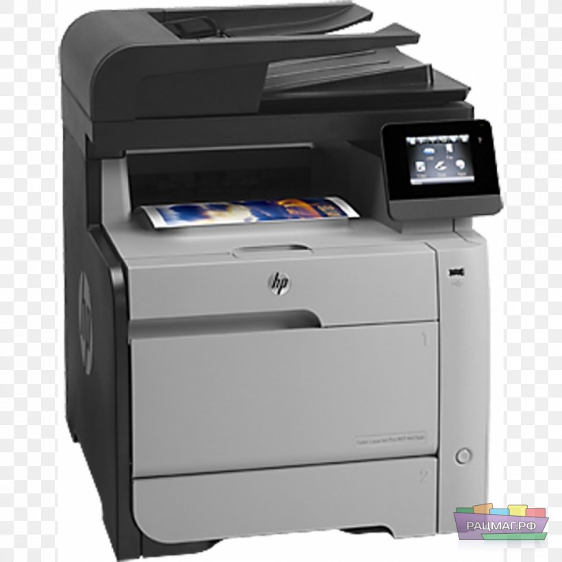 Hewlett-Packard Multi-function Printer HP LaserJet Pro M476, PNG, 1000x1000px, Hewlettpackard, Color Printing, Duplex Printing, Electronic Device, Fax Download Free