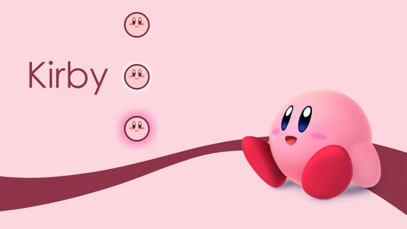 Kirby & The Amazing Mirror Kirby Mass Attack Kirby Air Ride Desktop Wallpaper, PNG, 1920x1080px, Watercolor, Cartoon, Flower, Frame, Heart Download Free