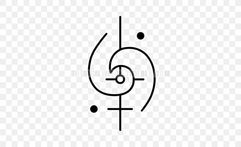 Sigil Tattoo Ink Symbol Glyph, PNG, 500x500px, Sigil, Area, Black And White, Body Piercing, Celtic Knot Download Free