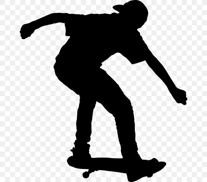 Skateboard Skateboarding, PNG, 664x720px, Skateboard, Boardsport, Longboard, Recreation, Silhouette Download Free