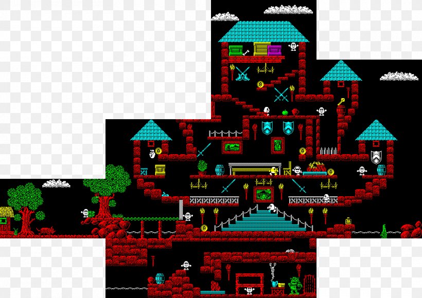 Fantasy World Dizzy Gift From The Gods Video Game ZX Spectrum, PNG, 960x680px, Fantasy World Dizzy, Adventure Game, Commodore 64, Dizzy, Game Download Free