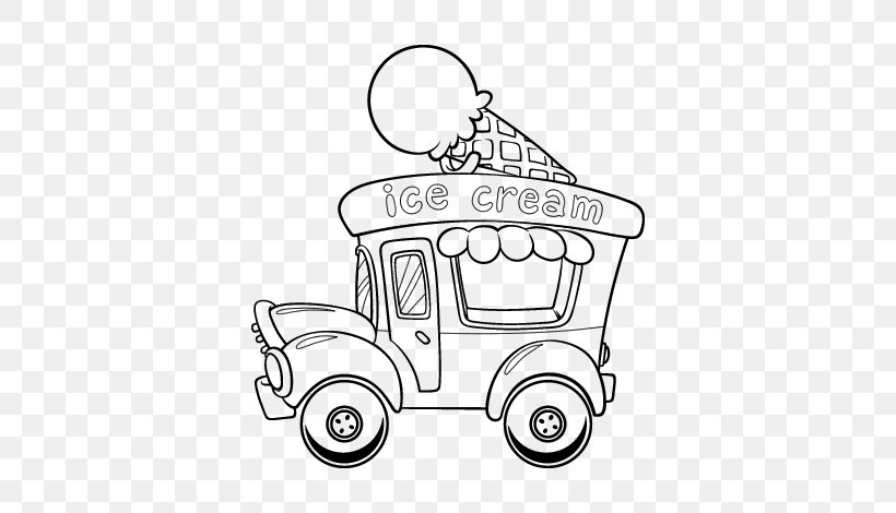 Ice Cream Cones Sundae Hot Dog Coloring Book, PNG, 600x470px, Ice Cream Cones, Area, Baby Food, Black And White, Color Download Free