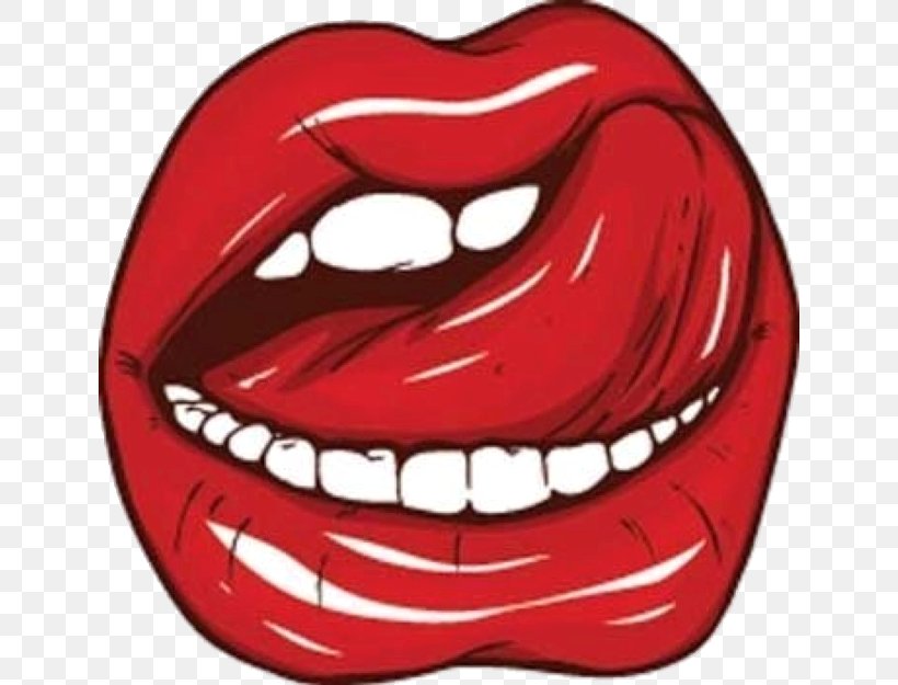 Lip Tongue Smile T-shirt Clip Art, PNG, 640x625px, Watercolor, Cartoon, Flower, Frame, Heart Download Free
