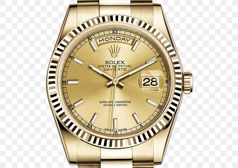 Rolex Datejust Rolex Day-Date Colored Gold Watch, PNG, 516x580px, Rolex Datejust, Bezel, Brand, Chronometer Watch, Clock Download Free