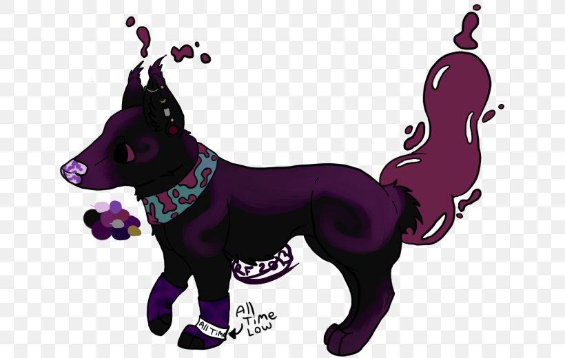 Dog Breed Purple Cartoon, PNG, 648x520px, Dog Breed, Breed, Carnivoran, Cartoon, Design M Download Free