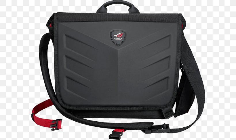 Laptop Messenger Bags Republic Of Gamers ASUS ROG RANGER Backpack 90XB0310-BBP010, PNG, 606x488px, Laptop, Asus, Asus Rog Shuttle Backpack, Asus Rog Zephyrus Gx501, Backpack Download Free