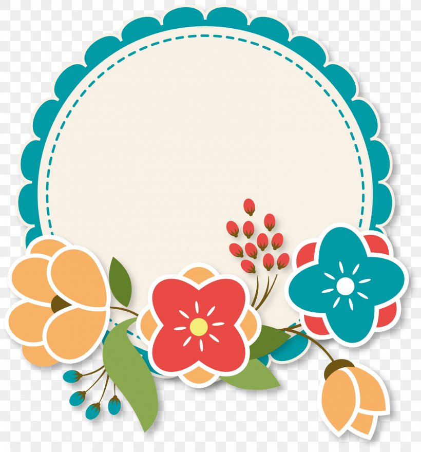Paper Flower Label Blossom, PNG, 1601x1719px, Flower, Area, Border, Clip Art, Flora Download Free