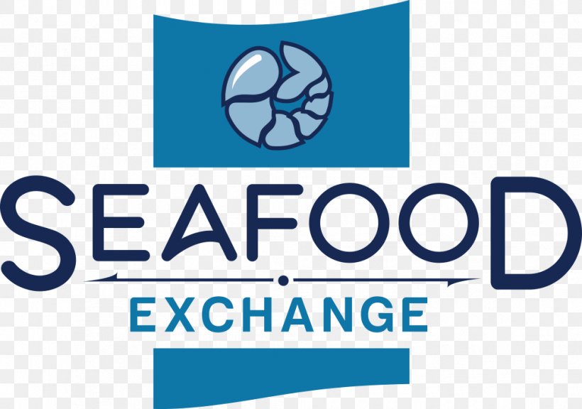 Seafood Logo Brand Trademark, PNG, 1005x707px, Seafood, Area, Blue, Brand, Communication Download Free