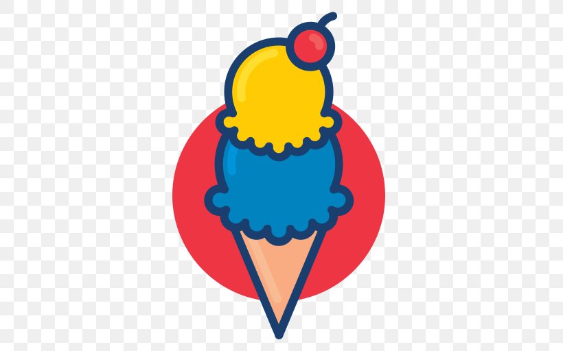 Ice Cream Cones Waffle Snow Cone, PNG, 512x512px, Ice Cream, Beak, Cream, Cuisine, Dessert Download Free
