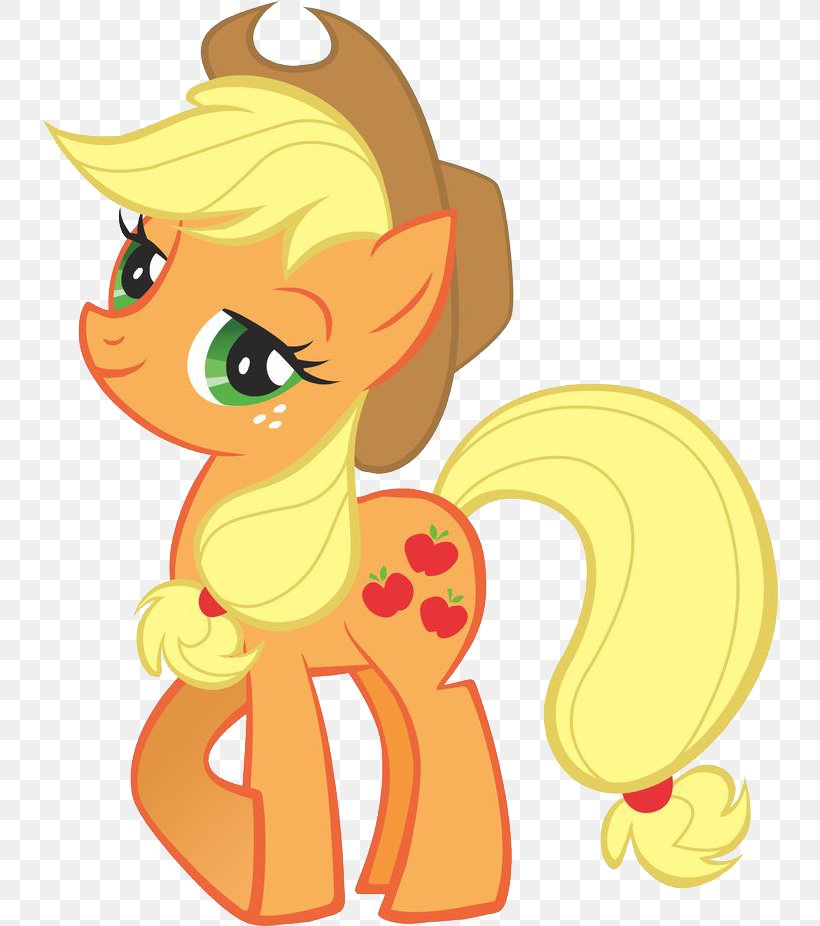 Applejack Pinkie Pie My Little Pony: Friendship Is Magic Rarity Fluttershy, PNG, 736x926px, Watercolor, Cartoon, Flower, Frame, Heart Download Free