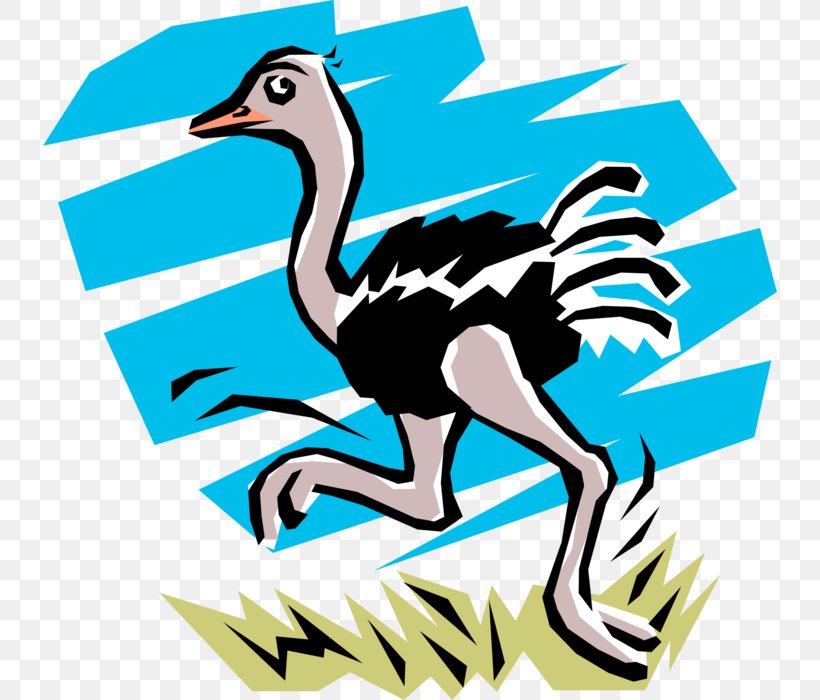 Common Ostrich Clip Art Emu Cartoon Ostriches, PNG, 734x700px, Common Ostrich, Animal, Animation, Beak, Bird Download Free