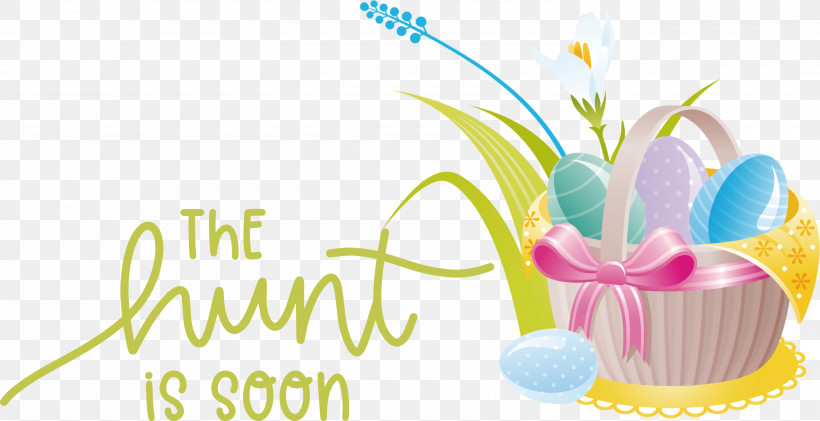 Easter Day The Hunt Is Soon Hunt, PNG, 3000x1542px, Easter Day, Banner, Cake, Cake Decorating, Flower Download Free