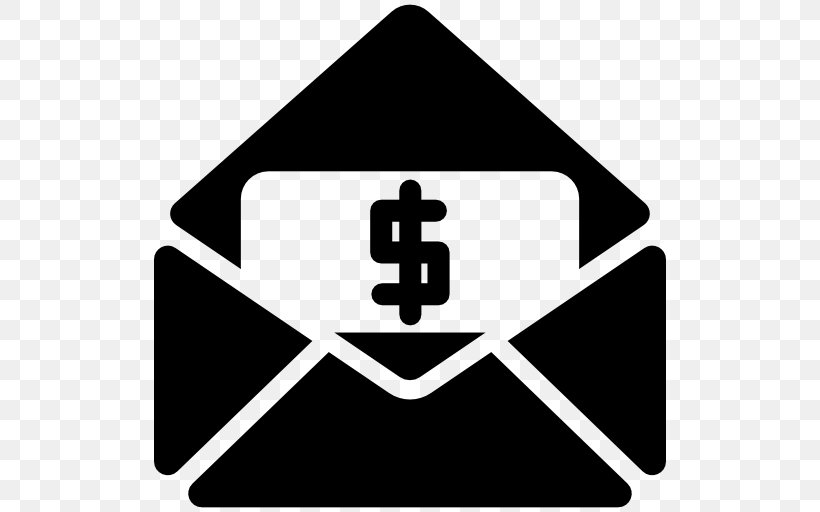 Email Symbol Internet, PNG, 512x512px, Email, Area, Black And White, Brand, Envelope Download Free