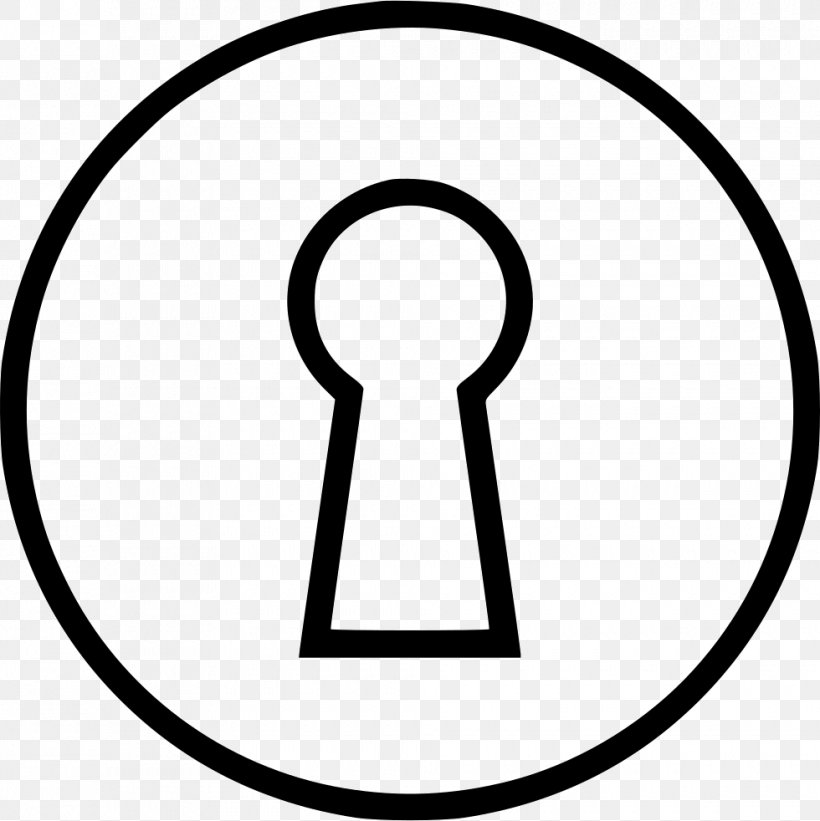Key Hole, PNG, 980x982px, Cdr, Area, Background Process, Black And White, Keyhole Download Free