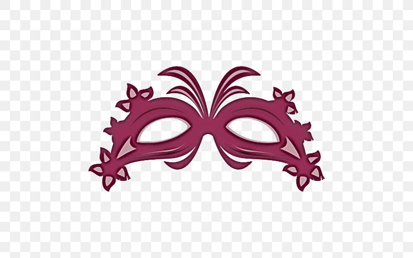 Pink Mask Violet Masque Headgear, PNG, 512x512px, Pink, Costume, Headgear, Magenta, Mardi Gras Download Free
