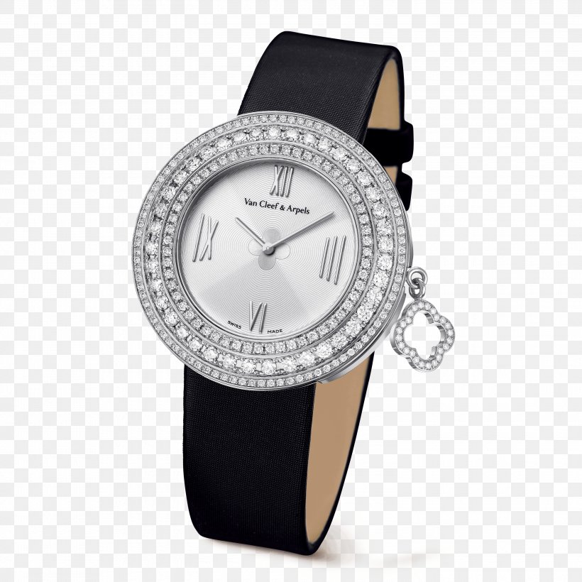 Van Cleef & Arpels Watch Jewellery Charm Bracelet Diamond, PNG, 3000x3000px, Van Cleef Arpels, Bracelet, Brand, Charm Bracelet, Charm Diamond Centres Download Free