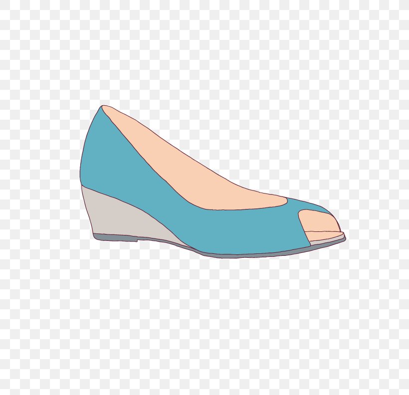 Blue Sandal Shoe Ballet Flat, PNG, 612x792px, Blue, Aqua, Ballet Flat, Color, Electric Blue Download Free
