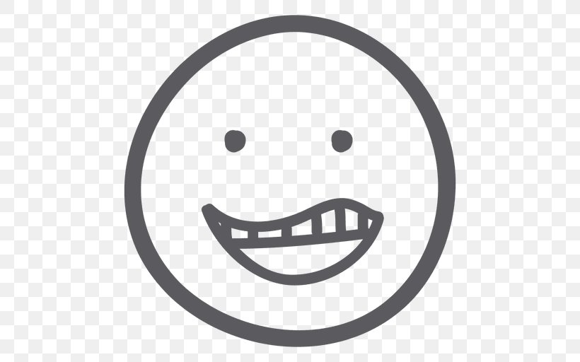 Smiley Emoticon Face, PNG, 512x512px, Smiley, Area, Black And White, Emoji, Emoticon Download Free