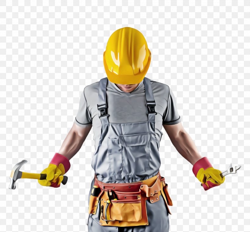 Yellow Personal Protective Equipment Construction Worker Hard Hat Workwear, PNG, 2072x1928px, Yellow, Action Figure, Construction Worker, Costume, Hard Hat Download Free
