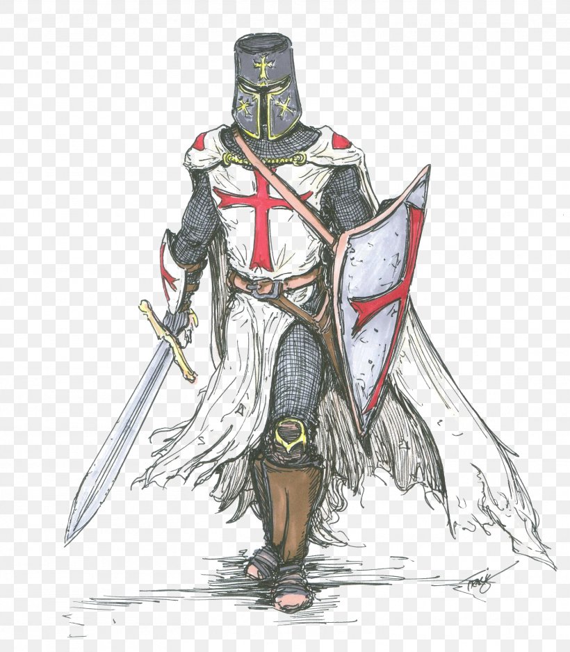 Crusades Middle Ages Kingdom Of Jerusalem Knights Templar, PNG, 1563x1788px, Crusades, Armour, Cold Weapon, Costume Design, Deus Vult Download Free