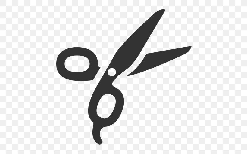 Hair-cutting Shears Scissors, PNG, 512x512px, Haircutting Shears, Barber, Black And White, Cosmetologist, Cutting Hair Download Free