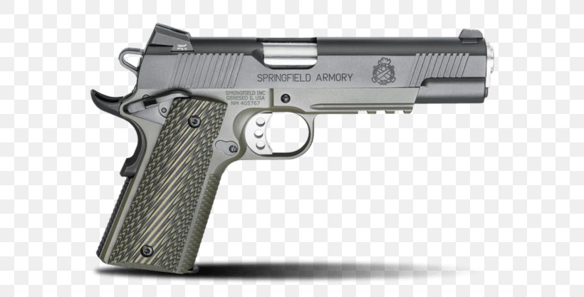 Springfield Armory, Inc. .45 ACP M1911 Pistol Firearm, PNG, 640x417px, 45 Acp, 919mm Parabellum, Springfield Armory, Air Gun, Airsoft Download Free