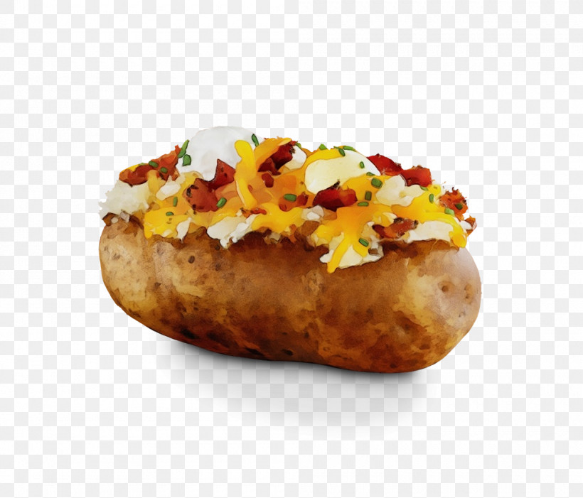 Baked Potato American Cuisine Potato Root Vegetables Vegetable, PNG, 1000x855px, Watercolor, American Cuisine, Baked Potato, Baking, Biology Download Free