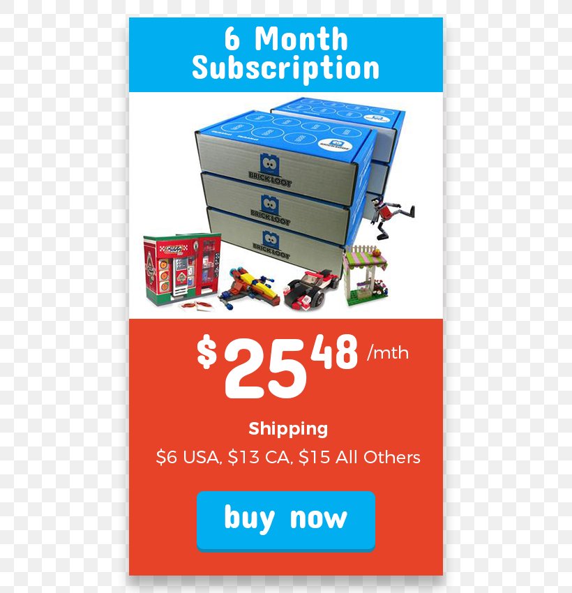 Brick Loot Gift Subscription Box Subscription Business Model LEGO, PNG, 550x850px, Gift, Area, Birthday, Box, Brand Download Free