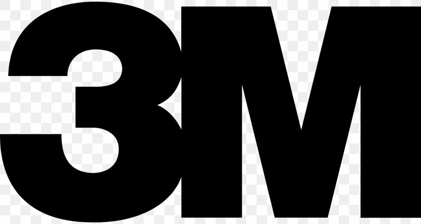 Logo 3M Adhesive Tape Manufacturing Business, PNG, 2000x1067px, Logo, Adhesive Tape, Black And White, Brand, Business Download Free