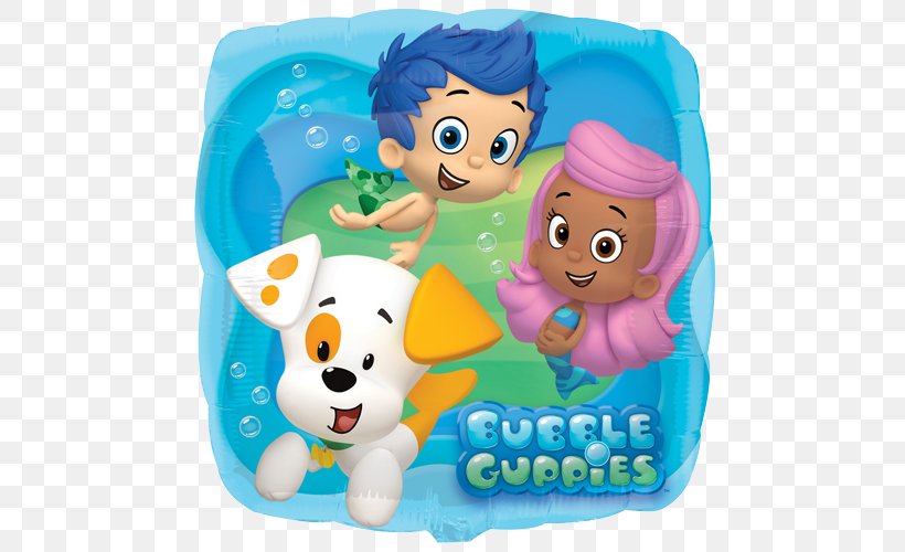 Balloon Mr. Grouper Birthday Party Bubble Puppy!, PNG, 500x500px, Balloon, Birthday, Bubble Guppies, Bubble Puppy, Dog Like Mammal Download Free