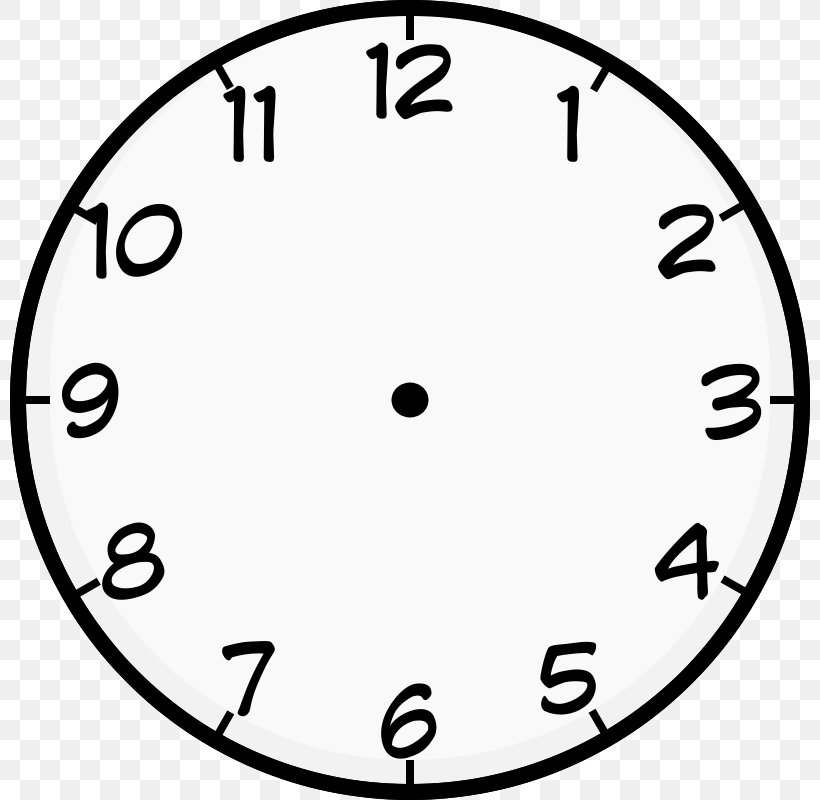 Clock Face Digital Clock Clip Art, PNG, 800x800px, Clock Face, Alarm Clocks, Area, Black And White, Clock Download Free