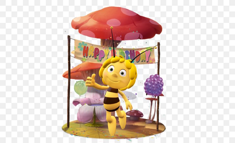 Maya The Bee Clip Art, PNG, 500x500px, Maya The Bee, Baby Toys, Bee, Birthday, Cartoon Download Free