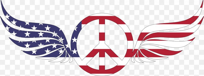 United States Peace Symbols Clip Art, PNG, 2332x869px, United States, Flag Of The United States, Logo, Peace, Peace Symbols Download Free