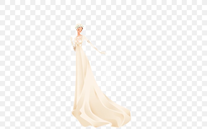 Wedding Dress Euclidean Vector Marriage, PNG, 510x510px, Watercolor, Cartoon, Flower, Frame, Heart Download Free