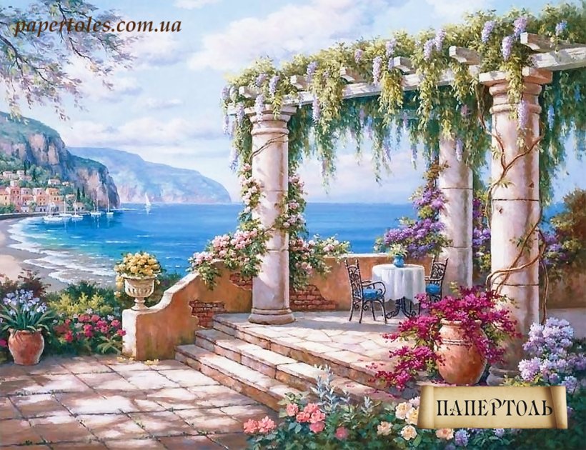 Oil Painting Patio Tile Art, PNG, 1040x800px, Painting, Art, Artwork, Canvas, Estate Download Free